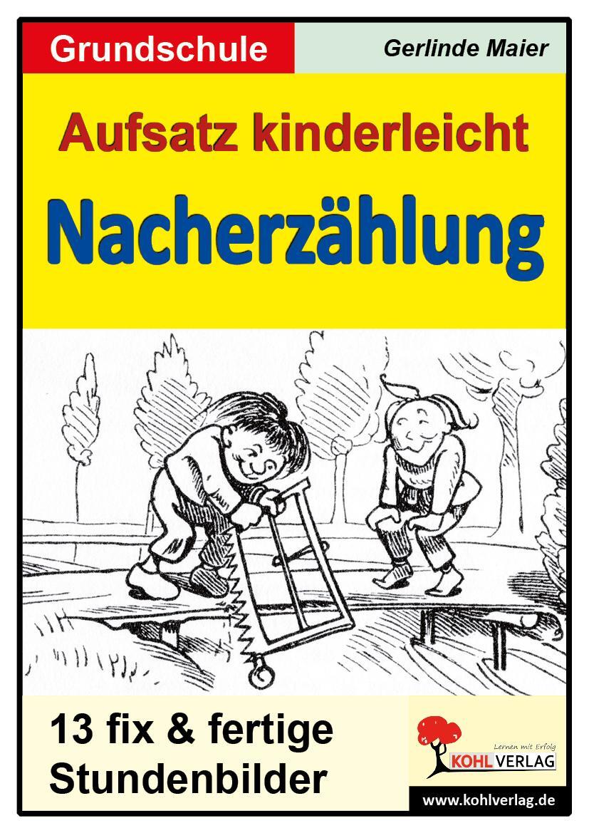 Cover: 9783866326330 | Aufsatz kinderleicht - Die Nacherzählung | Broschüre | 36 S. | Deutsch