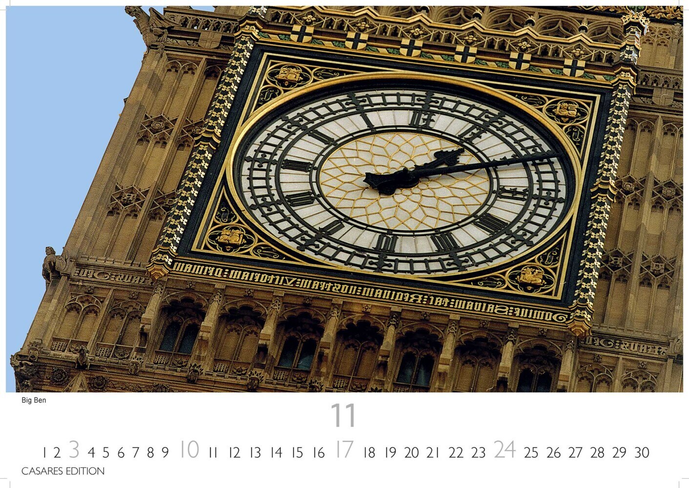 Bild: 9789918620180 | London 2024 L 35x50cm | Kalender | 14 S. | Deutsch | 2024
