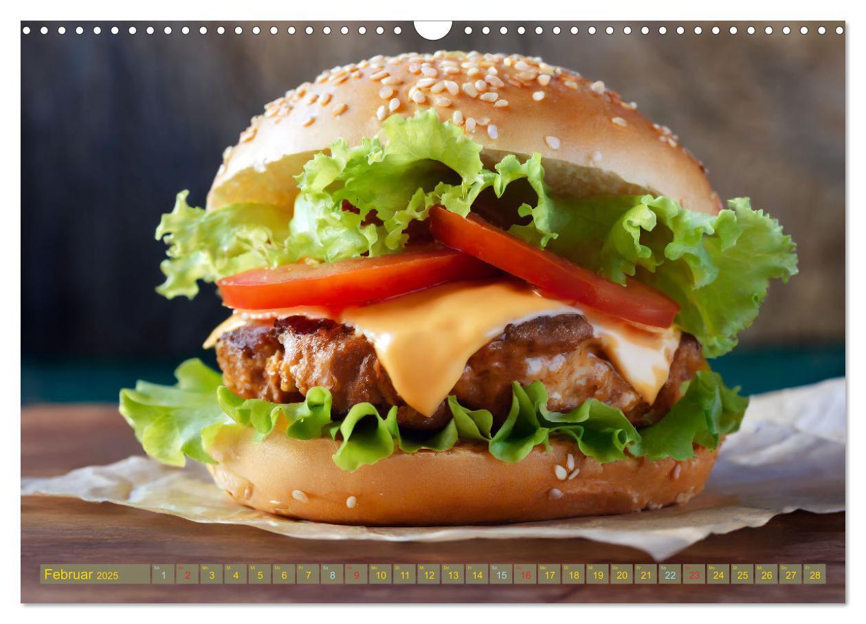 Bild: 9783457036518 | Unsere Burger Deluxe (Wandkalender 2025 DIN A3 quer), CALVENDO...