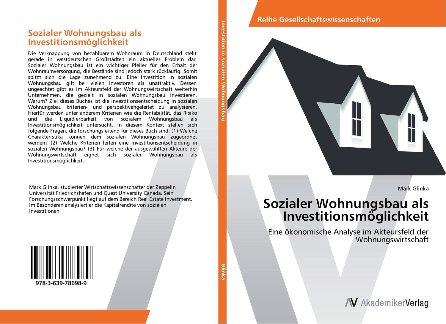 Cover: 9783639786989 | Sozialer Wohnungsbau als Investitionsmöglichkeit | Mark Glinka | Buch