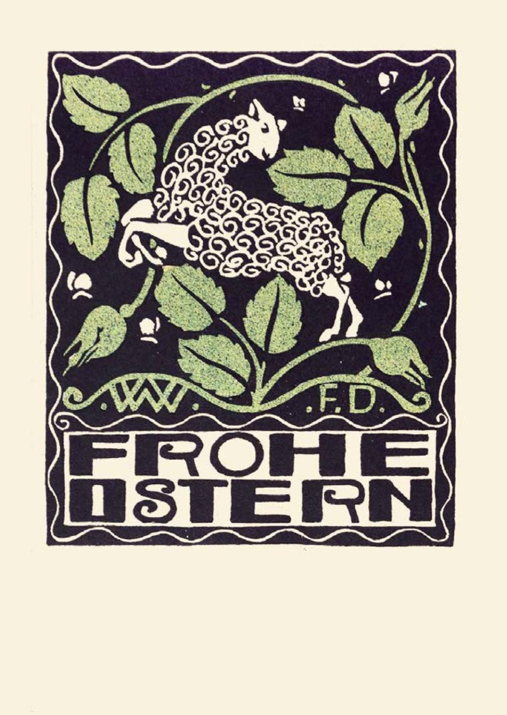 Bild: 9120044550369 | Frohe Ostern | 10 Kunstkarten der Wiener Werkstätte | Stück | Deutsch