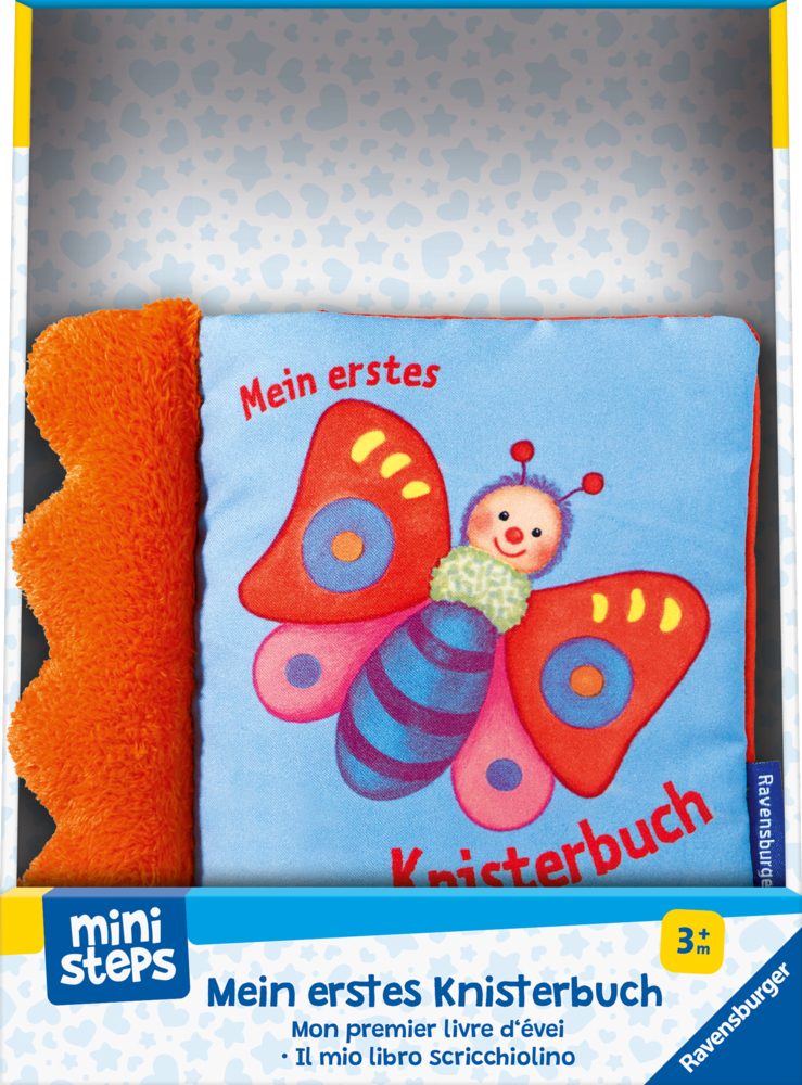 Cover: 9783473315772 | ministeps: Mein erstes Knisterbuch | Ab 3 Monaten | Christine Denk