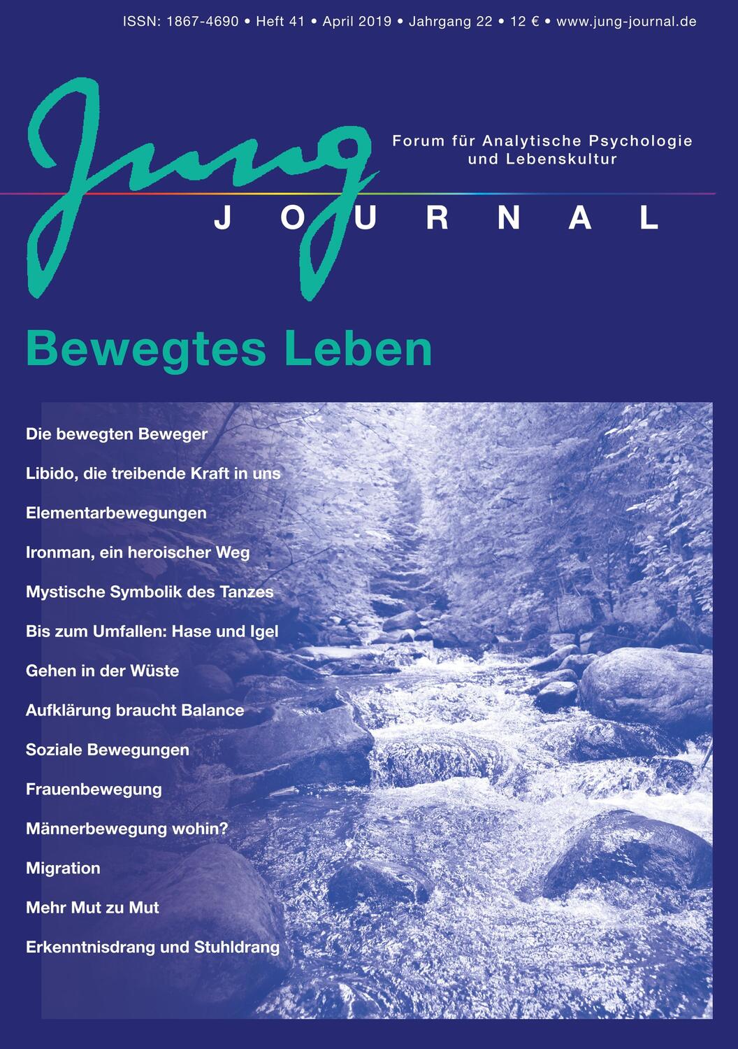 Cover: 9783939322412 | Jung Journal Heft 41: Bewegtes Leben | Lutz Müller (u. a.) | Buch