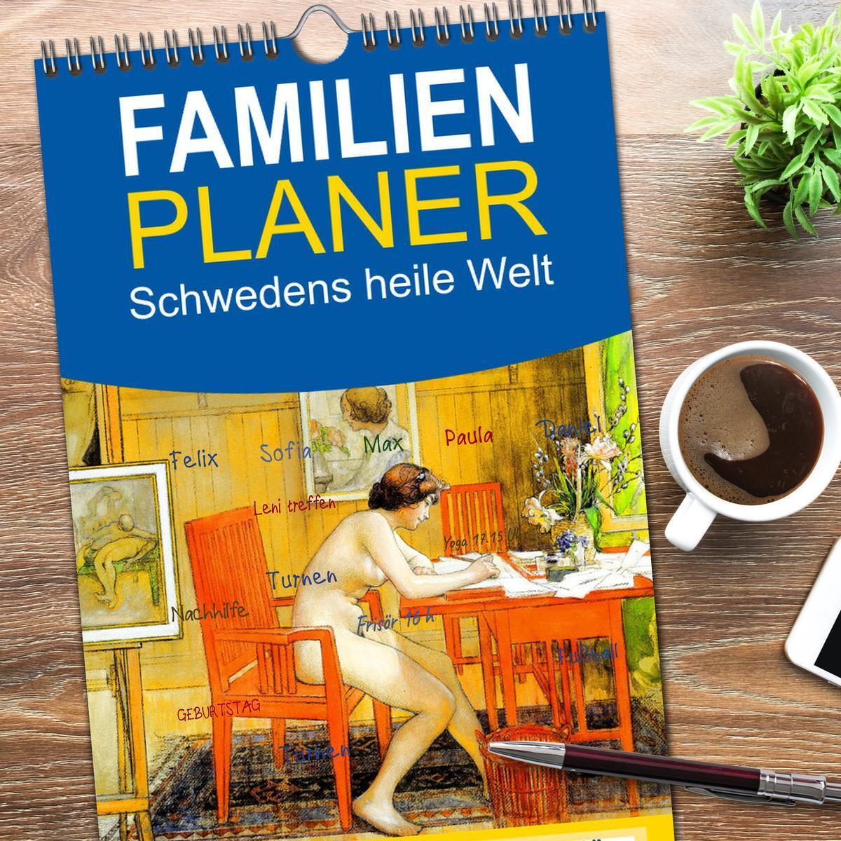 Bild: 9783457091371 | Familienplaner 2025 - Schwedens heile Welt mit 5 Spalten...