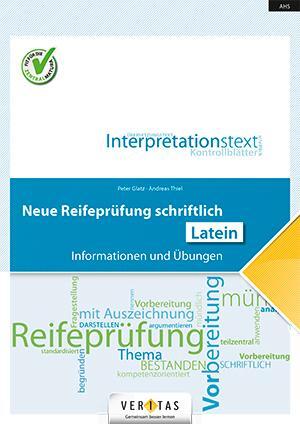 Cover: 9783705894051 | Neue Reifeprüfung schriftlich. Latein | Andreas Thiel | Taschenbuch