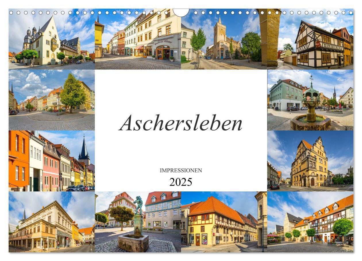 Cover: 9783435295876 | Aschersleben Impressionen (Wandkalender 2025 DIN A3 quer), CALVENDO...