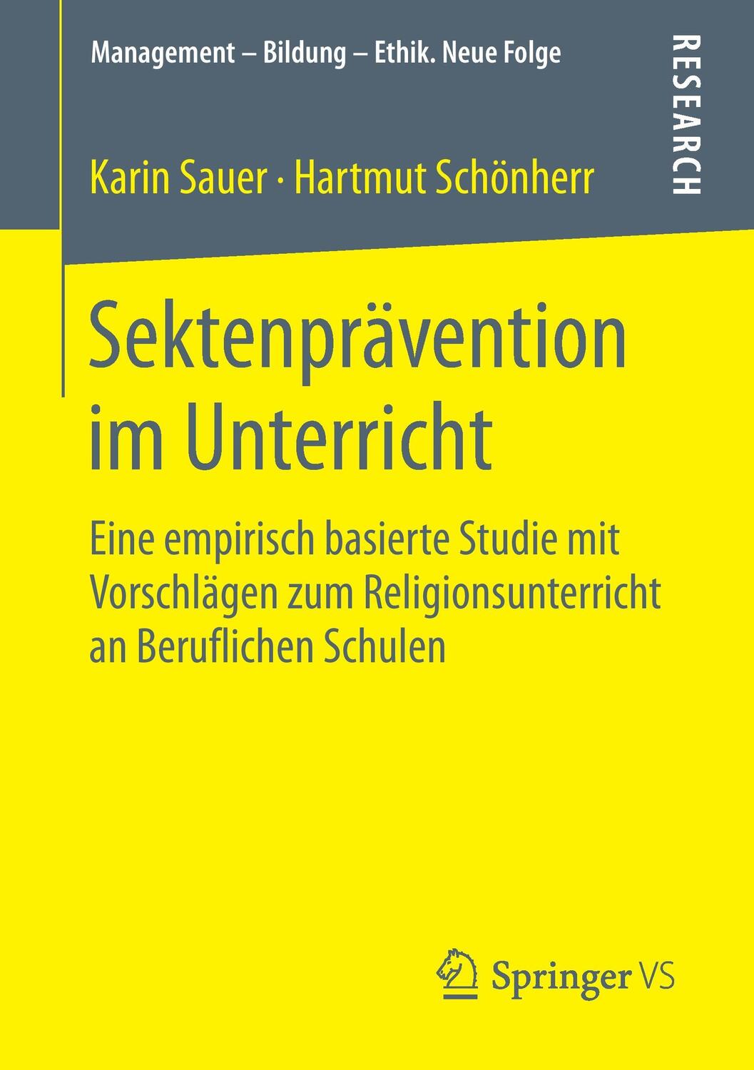 Cover: 9783658122287 | Sektenprävention im Unterricht | Hartmut Schönherr (u. a.) | Buch