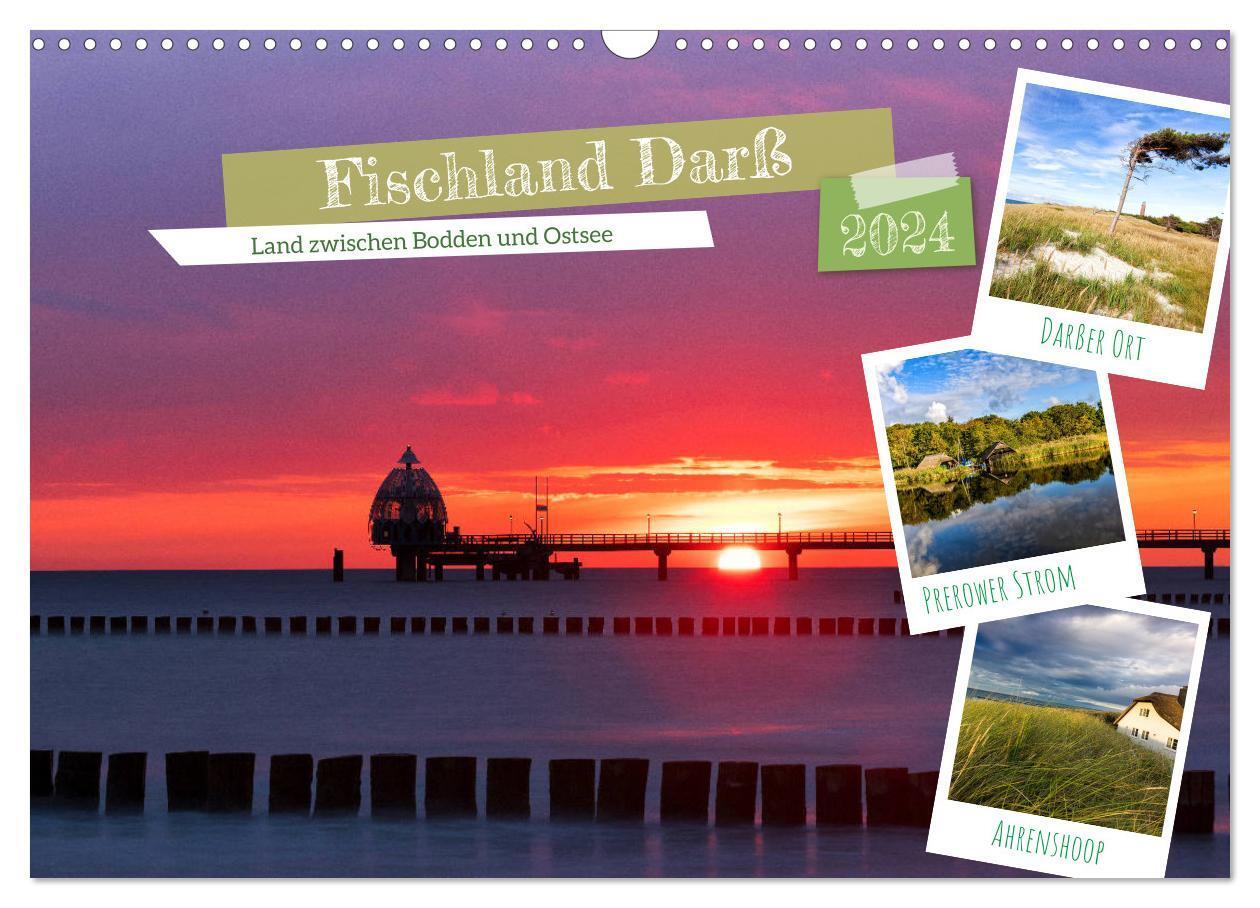 Cover: 9783675813908 | Fischland Darß - Land zwischen Bodden und Ostsee (Wandkalender 2024...