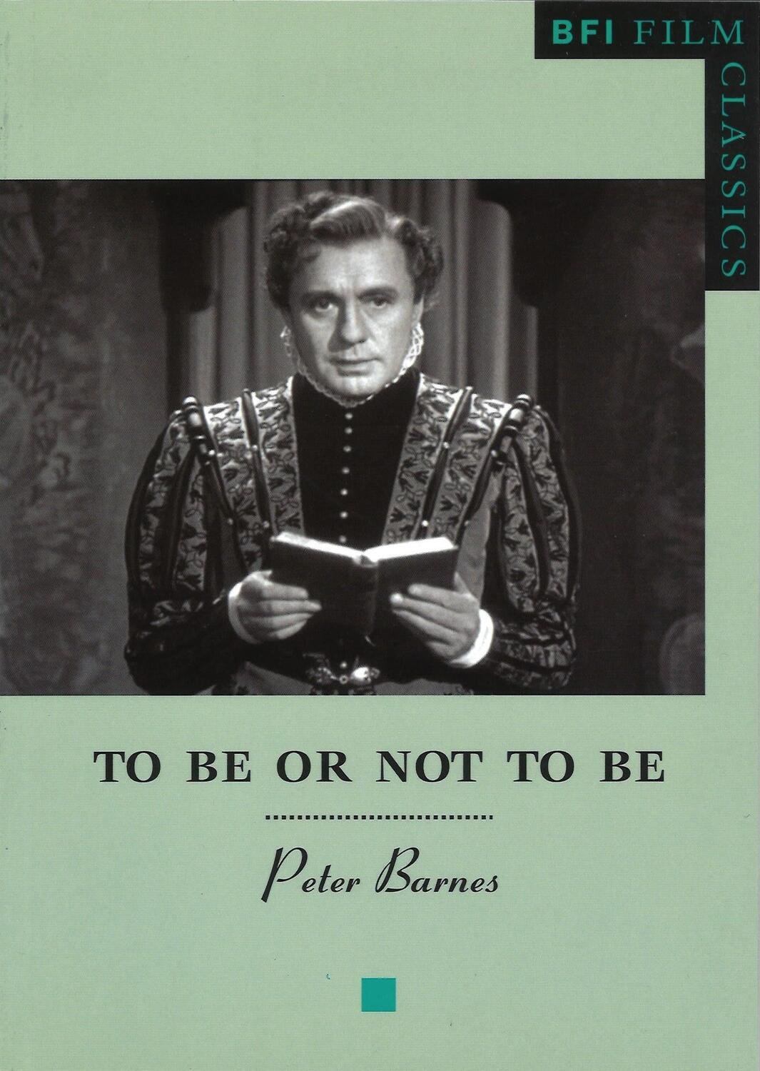 Cover: 9780851709192 | To be or Not to be | Peter Barnes | Taschenbuch | BFI Film Classics