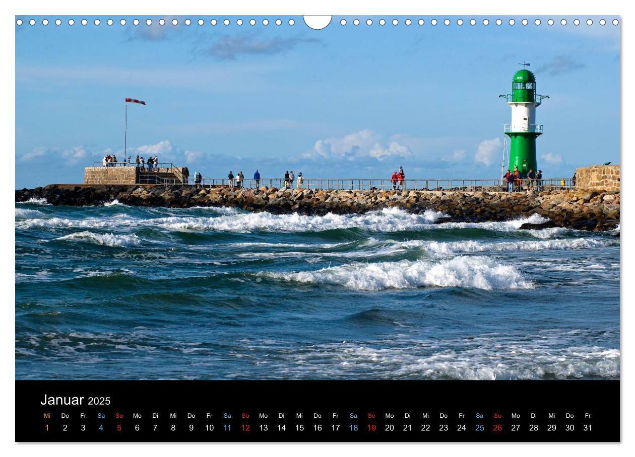 Bild: 9783435708116 | Warnemünde - Maritime Landschaften (Wandkalender 2025 DIN A3 quer),...