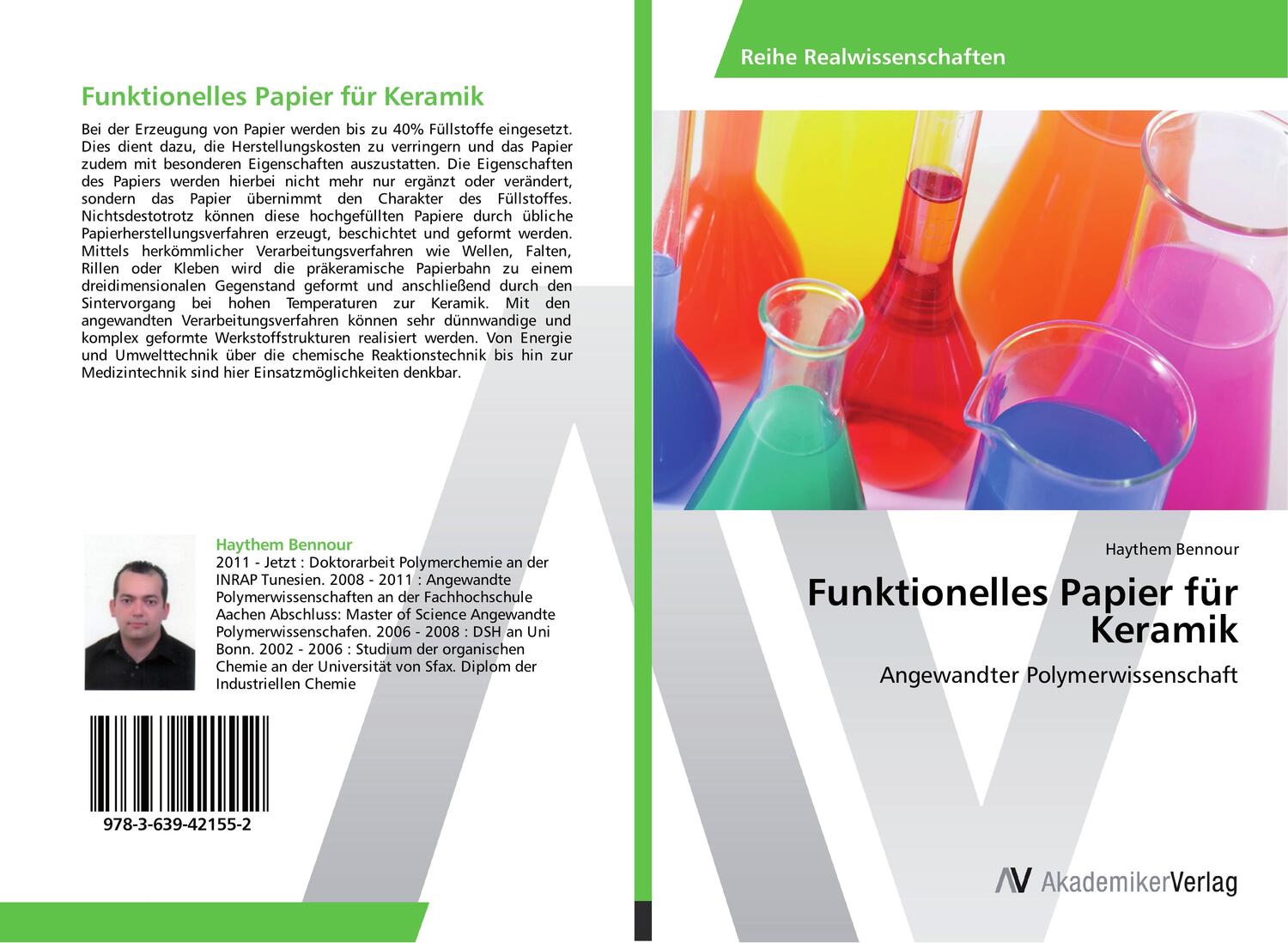 Cover: 9783639421552 | Funktionelles Papier für Keramik | Angewandter Polymerwissenschaft