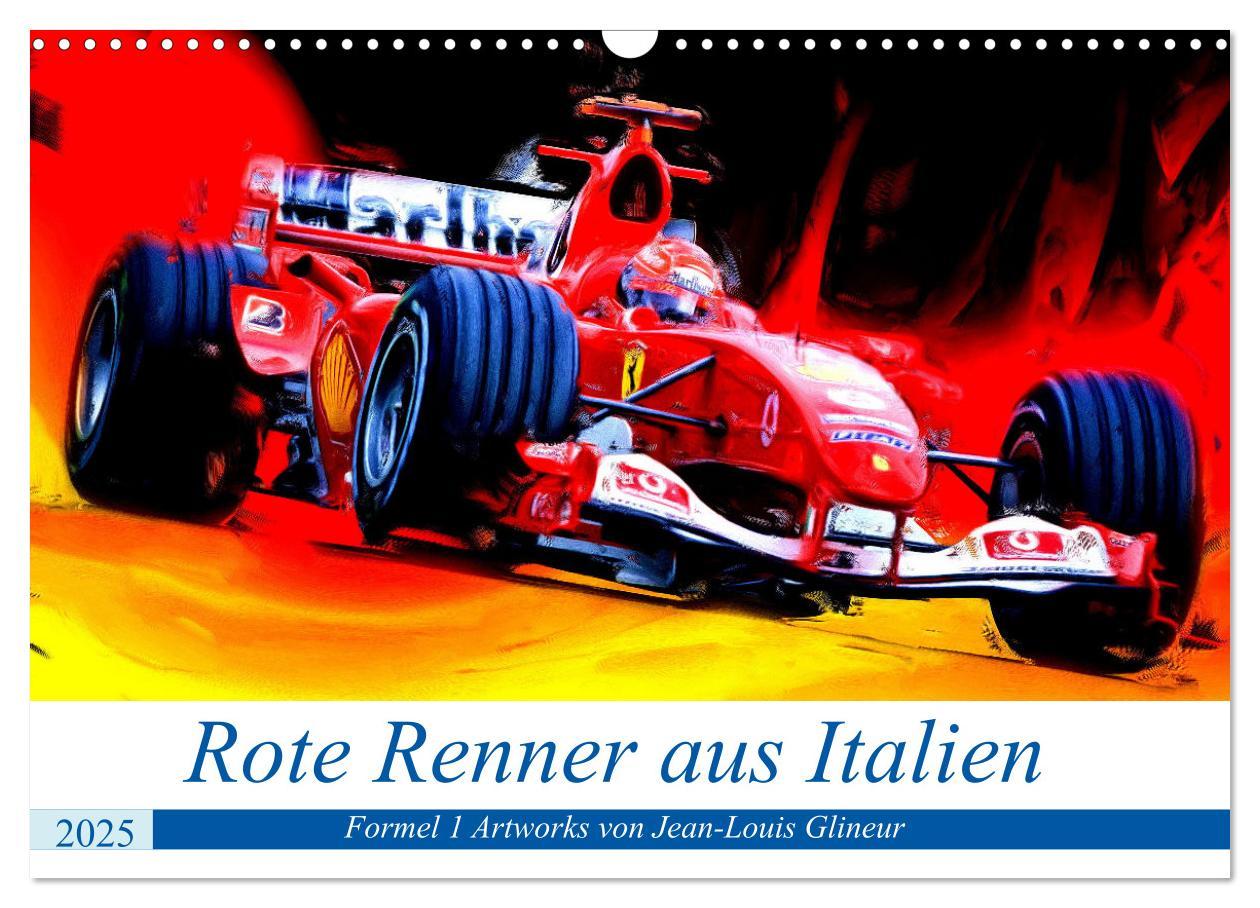 Cover: 9783435290123 | Rote Renner aus Italien (Wandkalender 2025 DIN A3 quer), CALVENDO...