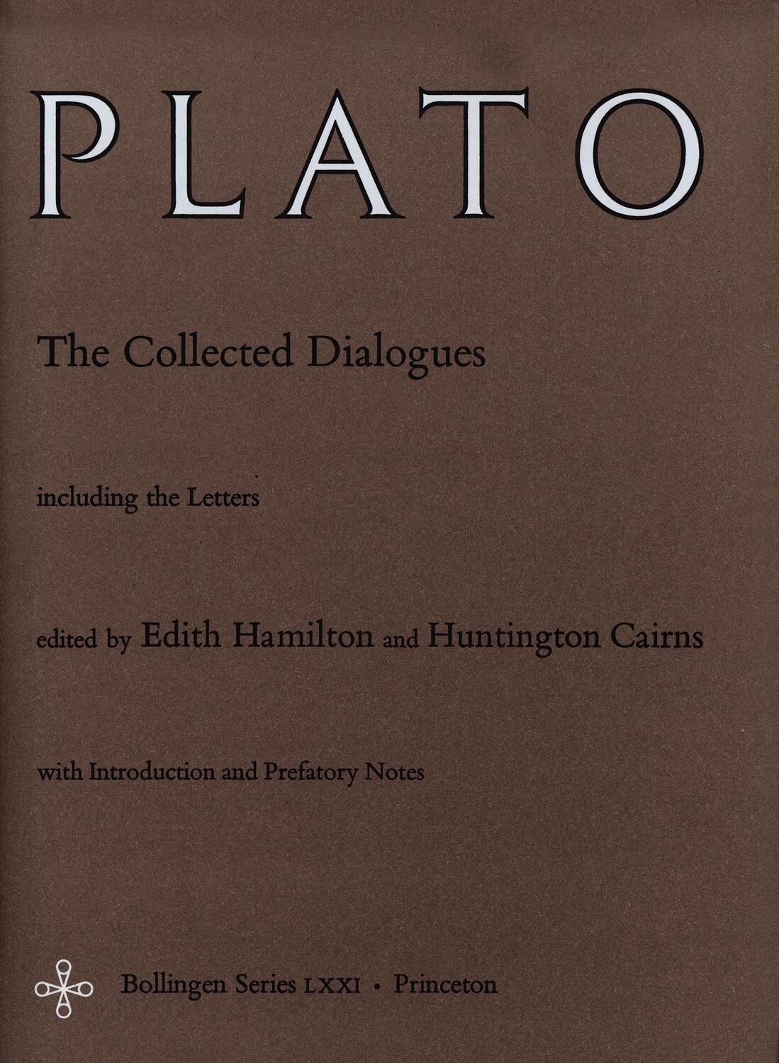 Cover: 9780691097183 | The Collected Dialogues of Plato | Plato | Buch | Gebunden | Englisch