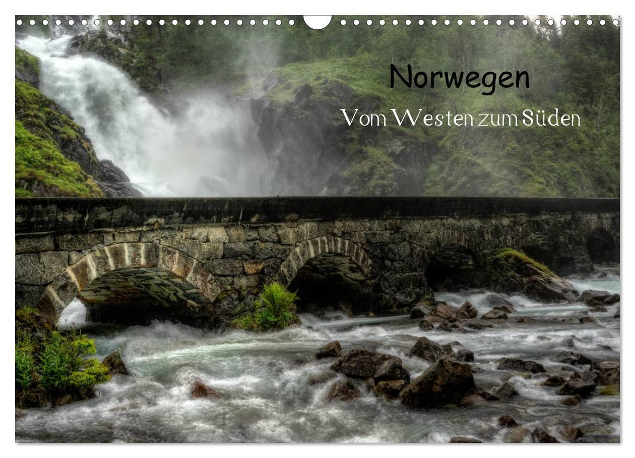 Cover: 9783383373787 | Norwegen - Vom Westen zum Süden (Wandkalender 2024 DIN A3 quer),...