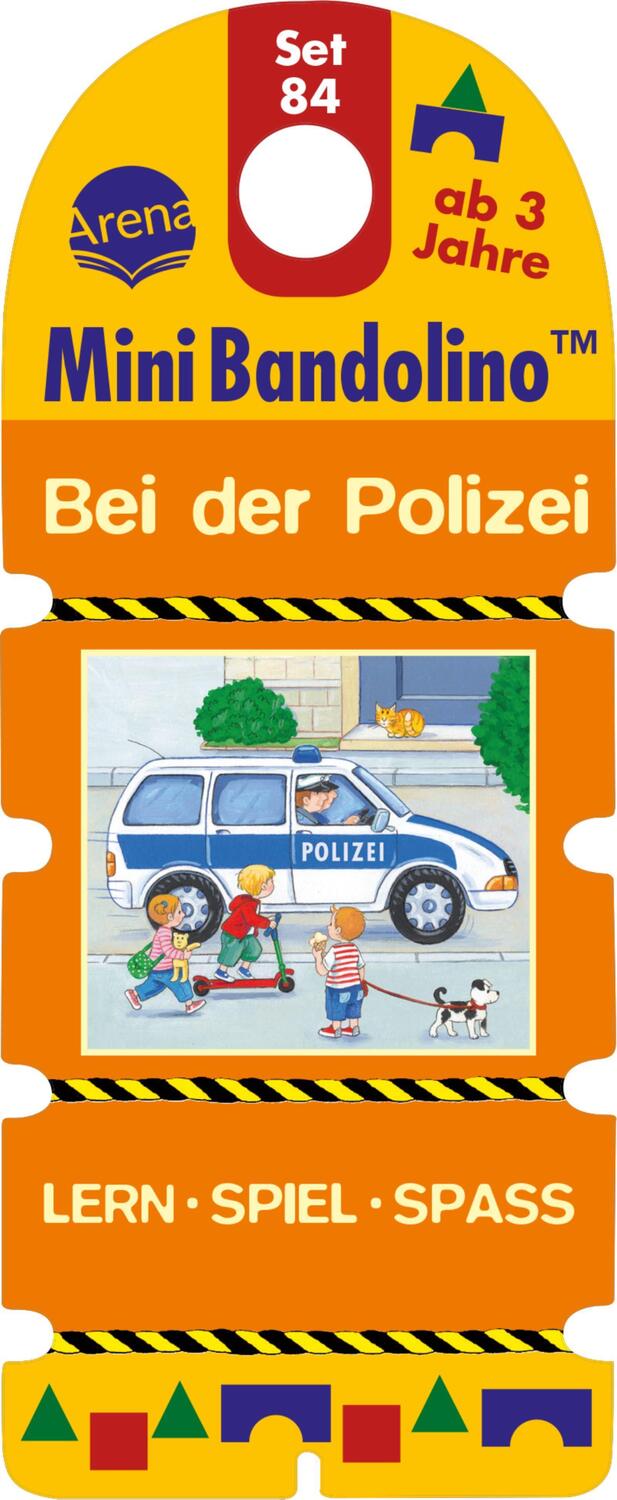 Cover: 9783401715742 | Bei der Polizei | Mini Bandolino Set 84 | Heike Mertens | Taschenbuch
