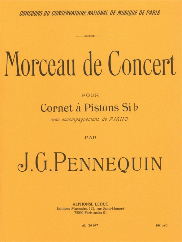Cover: 9790046246975 | Morceau de Concert | J.G. Pennequin | Buch | Alphonse Leduc