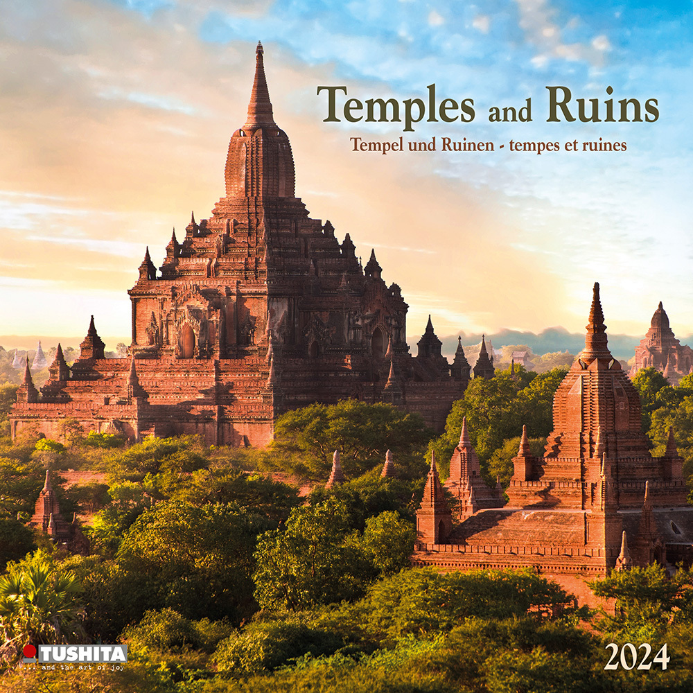 Cover: 9783959292580 | Temples and Ruins 2024 | Kalender 2024 | Kalender | Drahtheftung