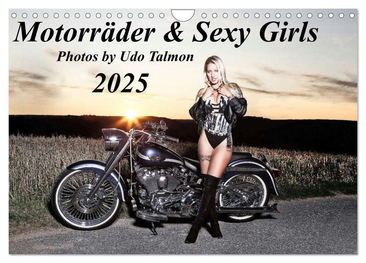 Cover: 9783435206520 | Motorräder &amp; Sexy Girls (Wandkalender 2025 DIN A4 quer), CALVENDO...