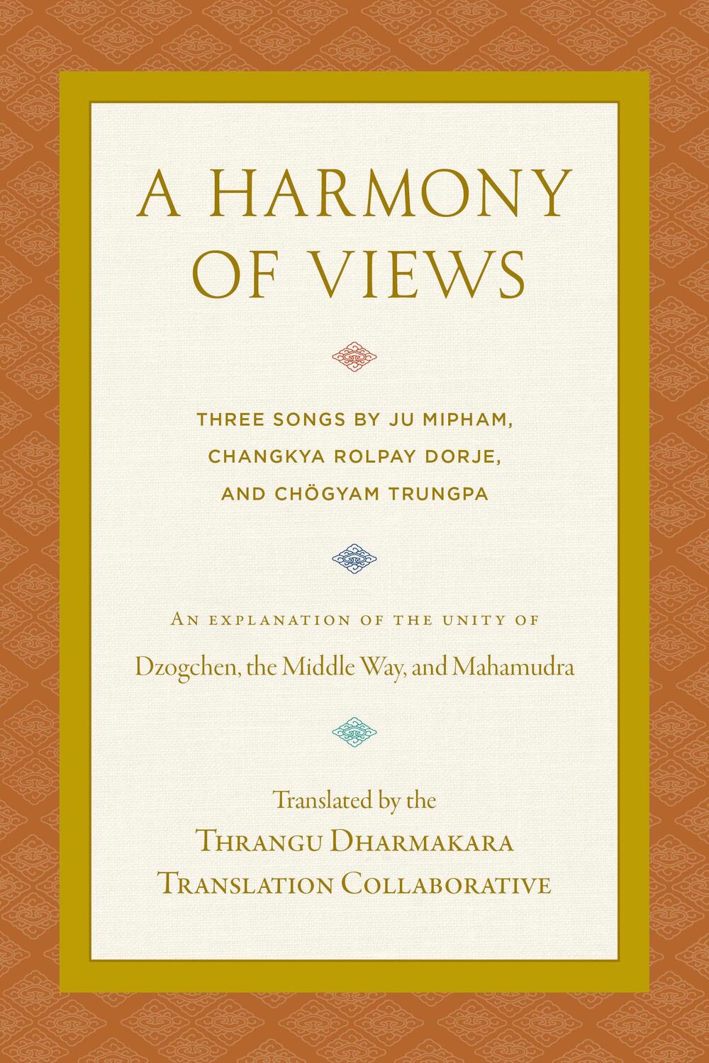 Cover: 9781559394963 | A Harmony of Views: Three Songs by Ju Mipham, Changkya Rolpay...