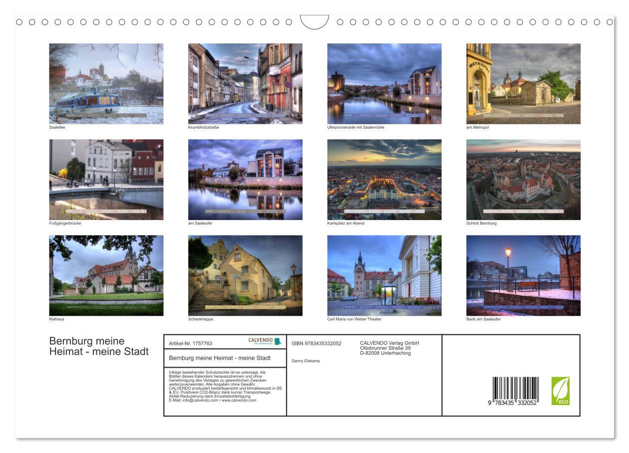 Bild: 9783435332052 | Bernburg meine Heimat - meine Stadt (Wandkalender 2025 DIN A3...