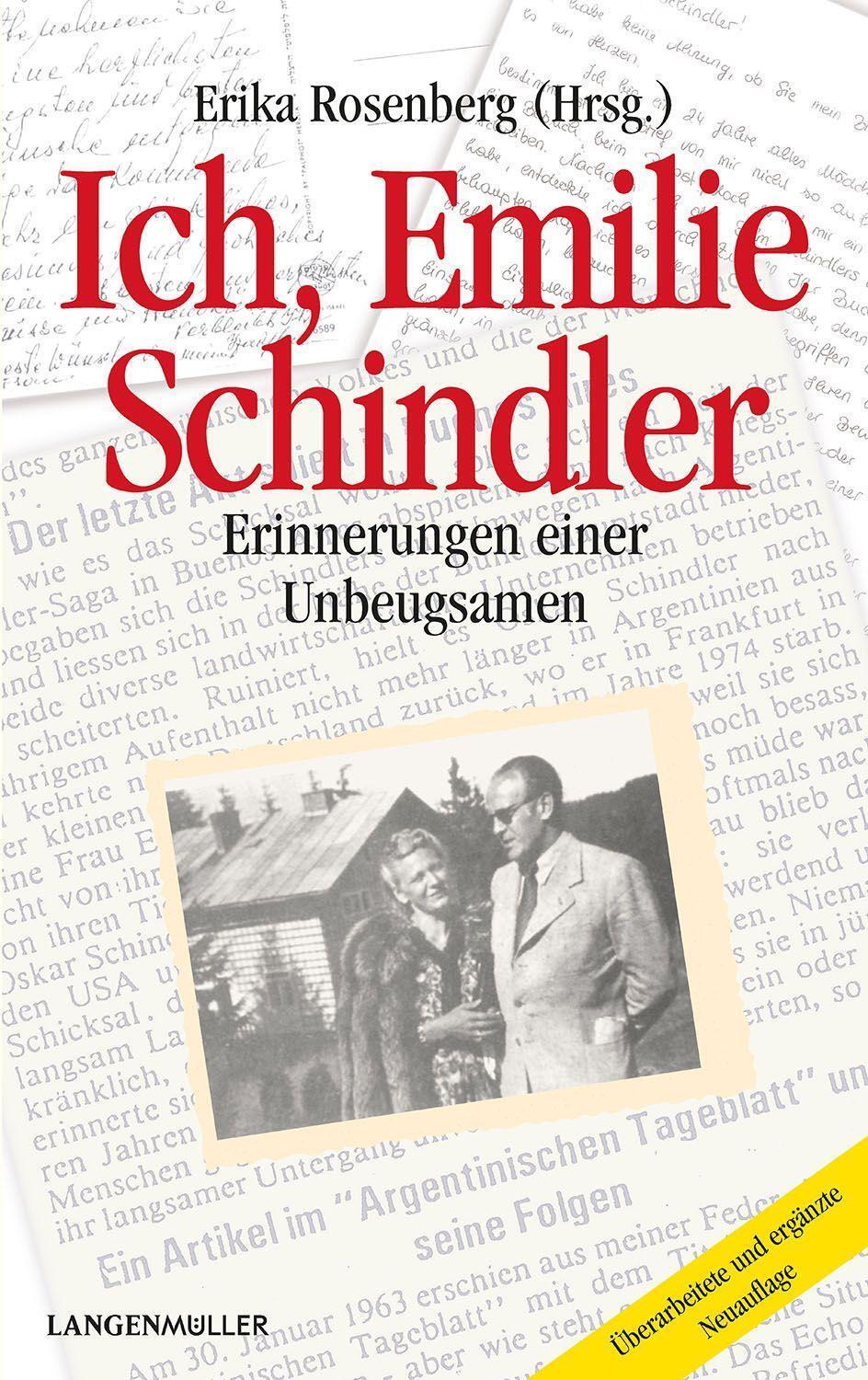 Cover: 9783784436333 | Ich, Emilie Schindler | Erinnerungen einer Unbeugsamen | Rosenberg