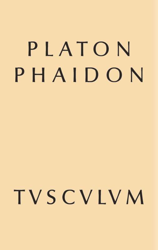 Cover: 9783110357042 | Phaidon | Griechisch und deutsch | Platon | Buch | Sammlung Tusculum