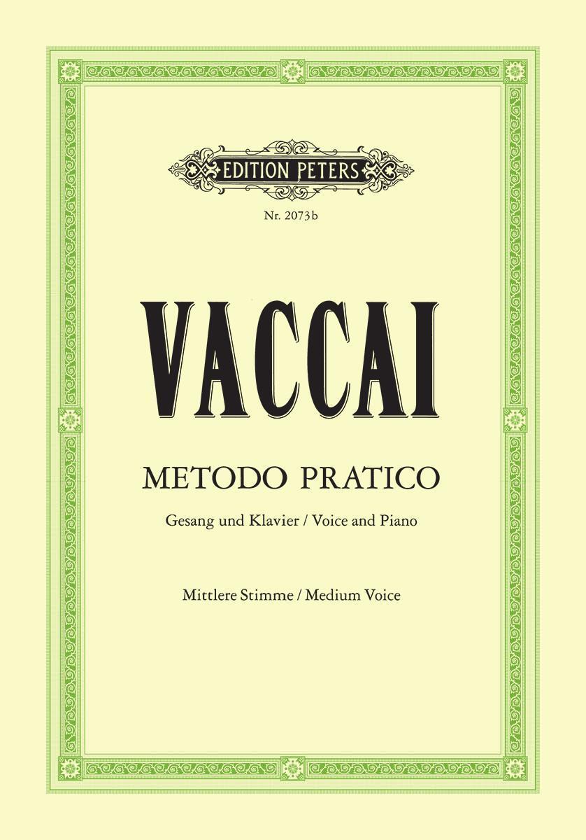 Cover: 9790014108229 | Metodo pratico di Canto Italiano | Nicola Vaccai (u. a.) | Broschüre