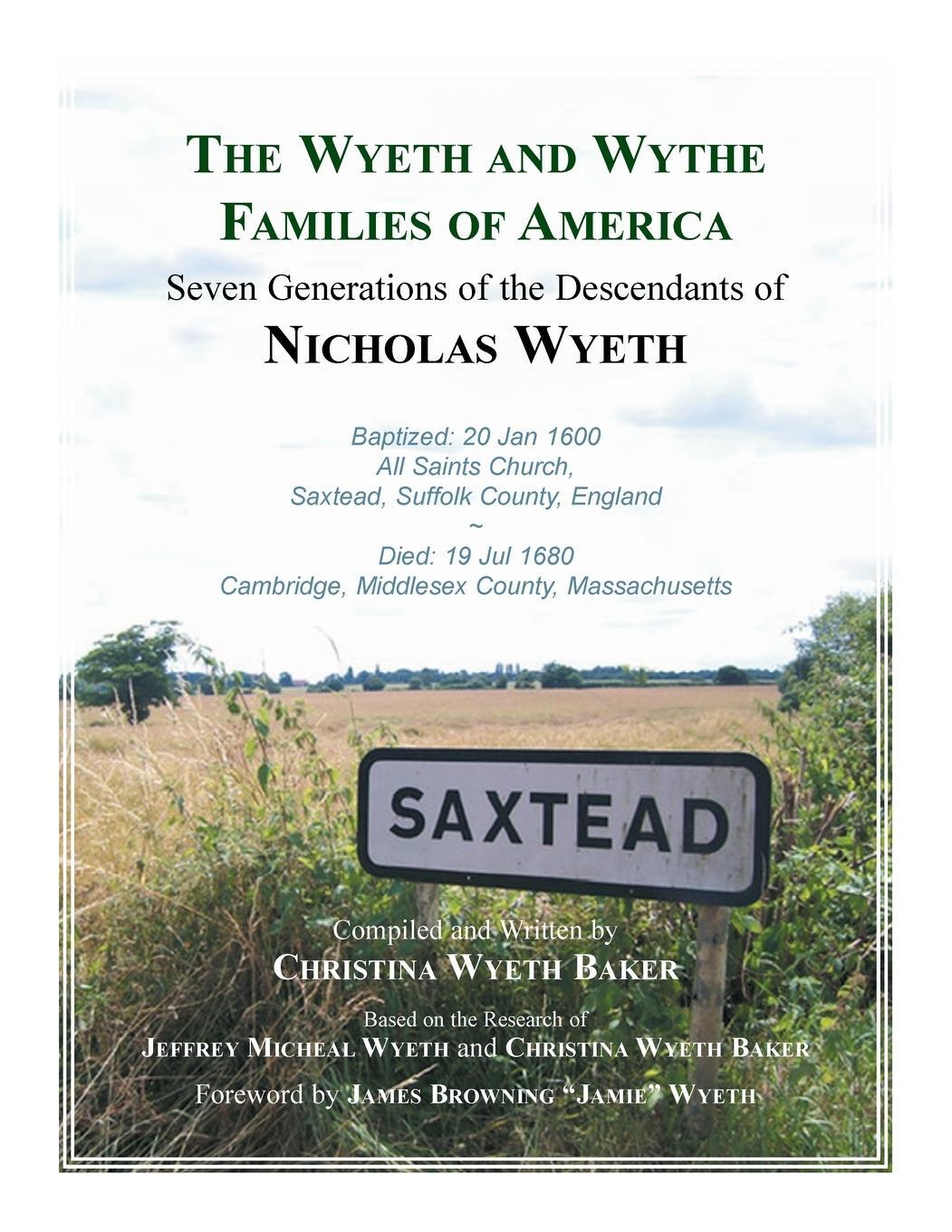 Cover: 9780788458972 | The Wyeth and Wythe Families of America. Seven Generations of the...