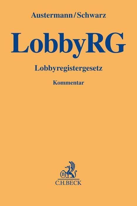 Cover: 9783406780783 | Lobbyregistergesetz | Philipp Austermann (u. a.) | Buch | Deutsch