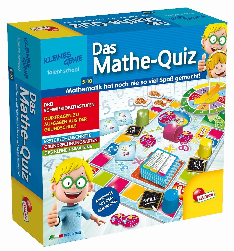 Cover: 8008324066667 | Kleines Genie Talent School - Das Mathe-Quiz | Spiel | 2021