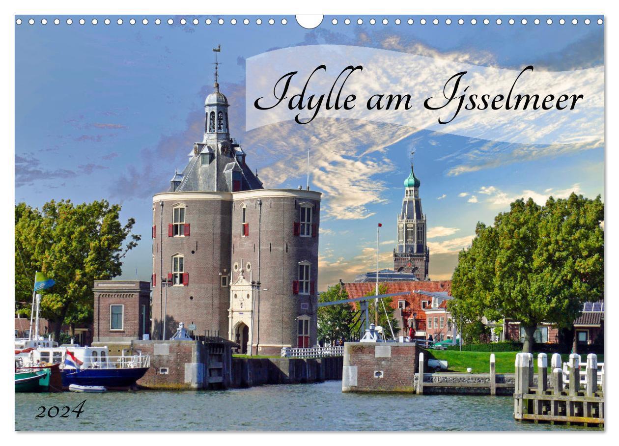 Cover: 9783383645709 | Idylle am Ijsselmeer (Wandkalender 2024 DIN A3 quer), CALVENDO...
