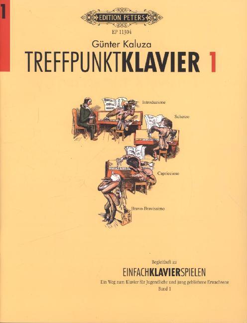 Cover: 9790014111090 | Treffpunkt Klavier 1 | Günter Kaluza | Broschüre | 40 S. | Deutsch