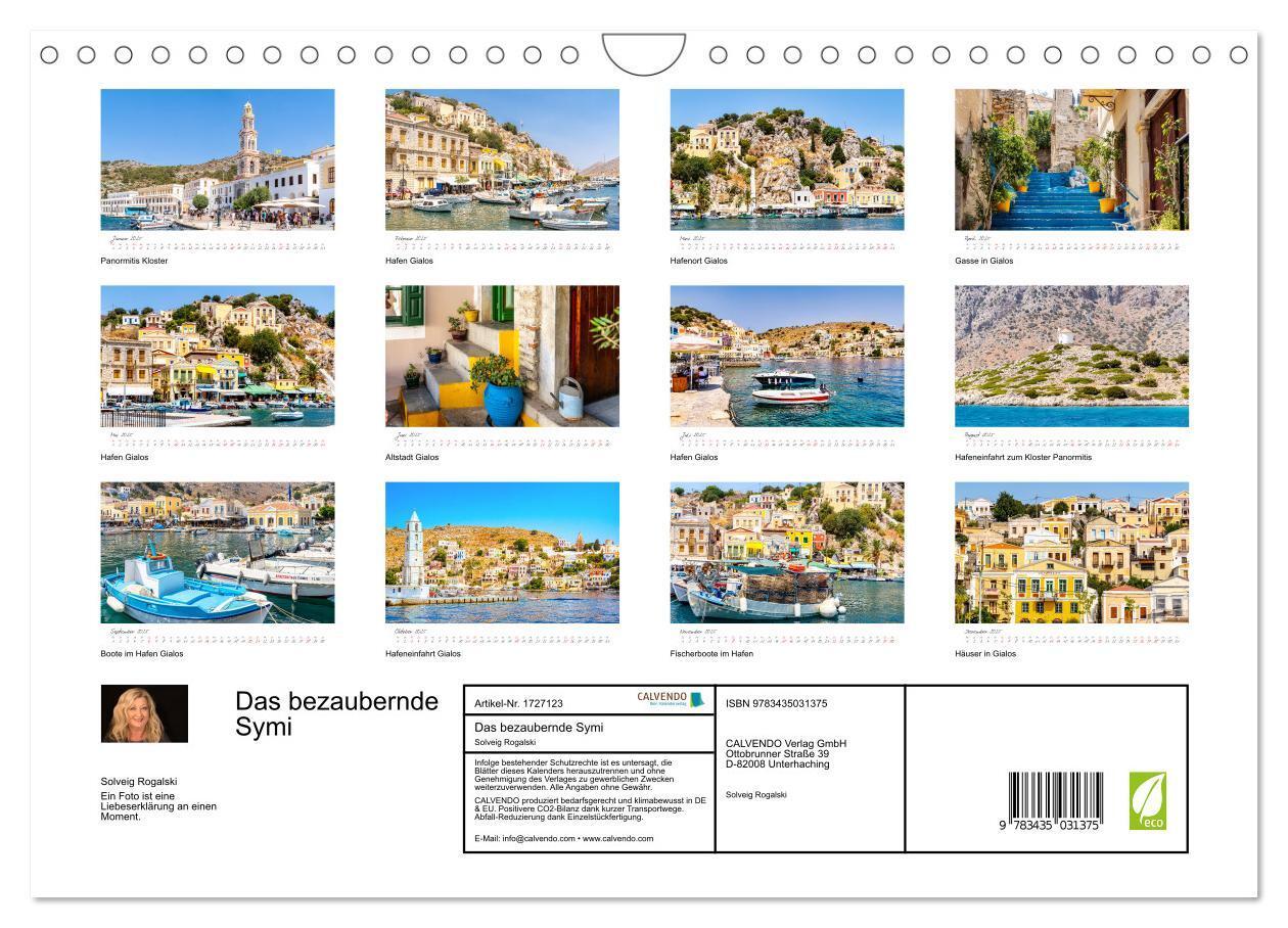 Bild: 9783435031375 | Das bezaubernde Symi (Wandkalender 2025 DIN A4 quer), CALVENDO...