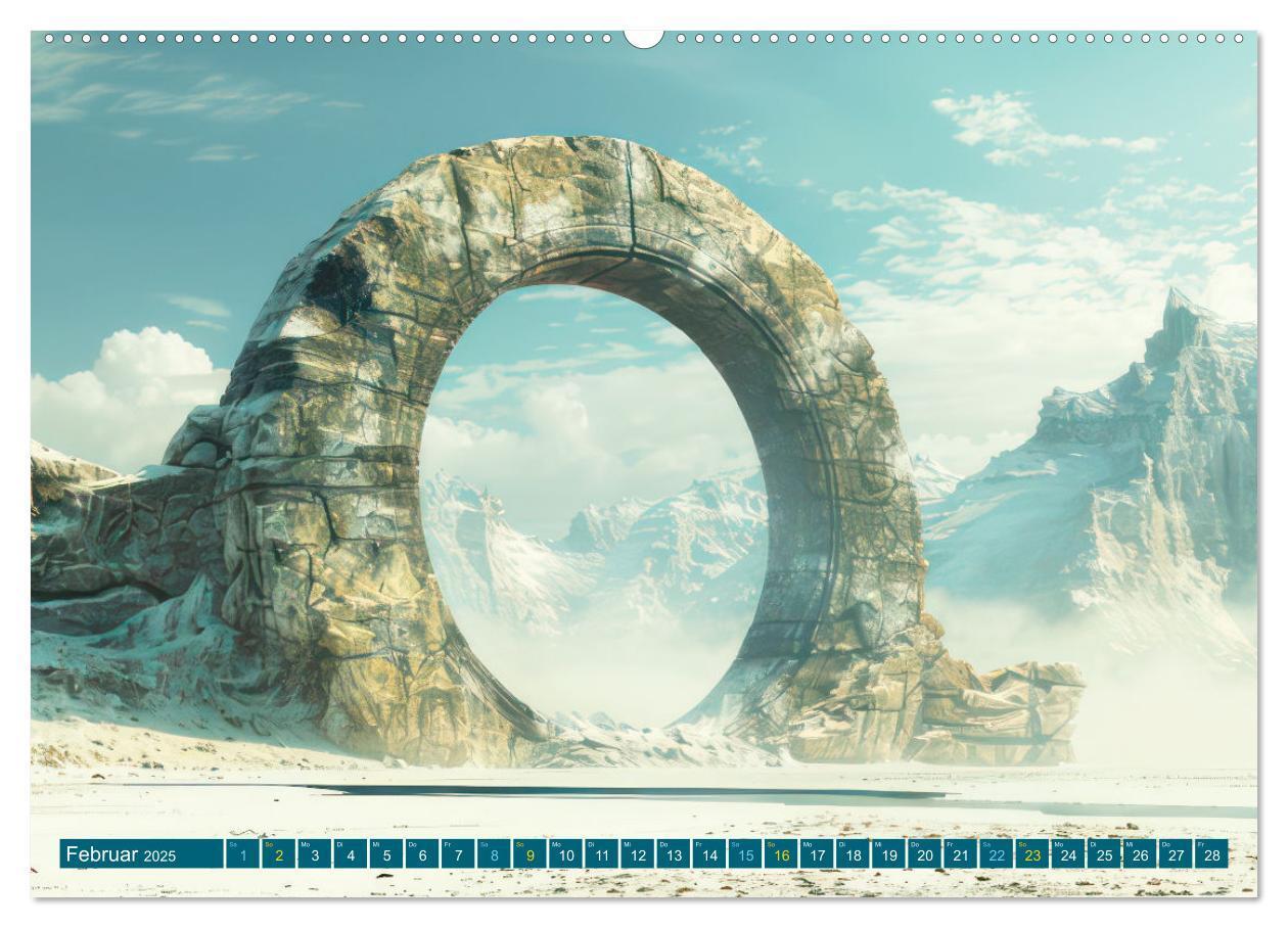 Bild: 9783383827358 | Mystische rätselhafte Orte (hochwertiger Premium Wandkalender 2025...