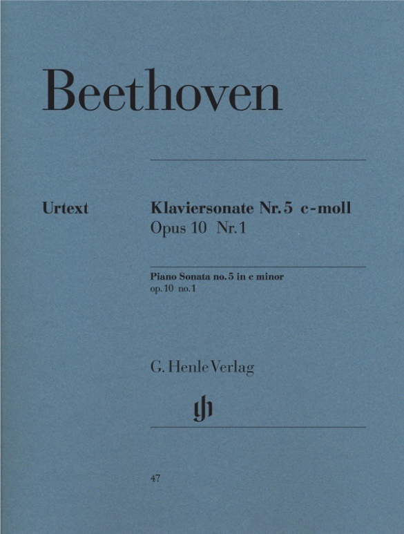 Cover: 9790201800479 | Beethoven, Ludwig van - Klaviersonate Nr. 5 c-moll op. 10 Nr. 1 | Buch