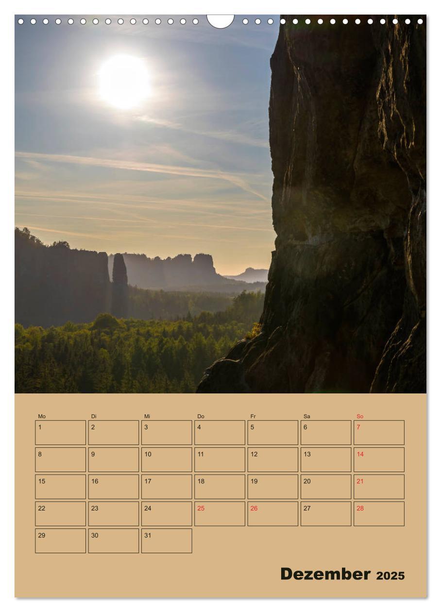 Bild: 9783435971985 | Zauberhafte Sächsische Schweiz (Wandkalender 2025 DIN A3 hoch),...