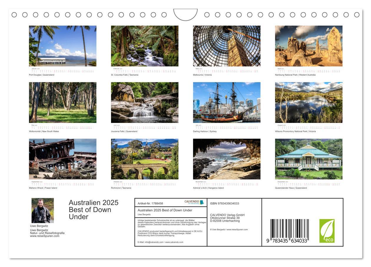 Bild: 9783435634033 | Australien 2025 Best of Down Under (Wandkalender 2025 DIN A4 quer),...