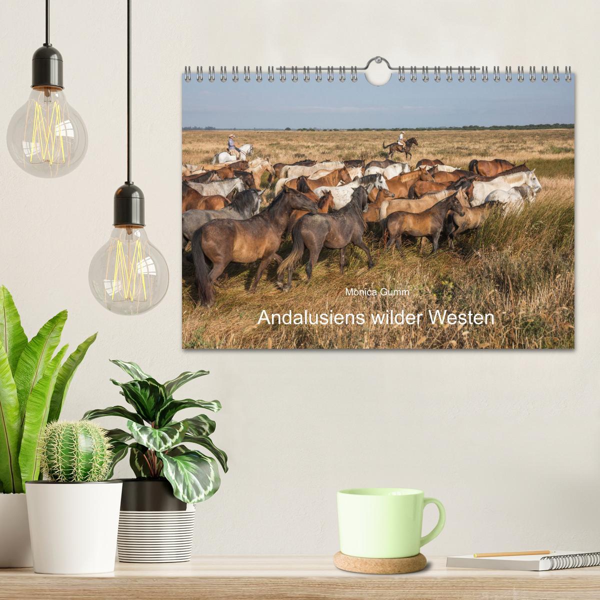 Bild: 9783435105823 | Pferde - Andalusiens wilder Westen (Wandkalender 2025 DIN A4 quer),...