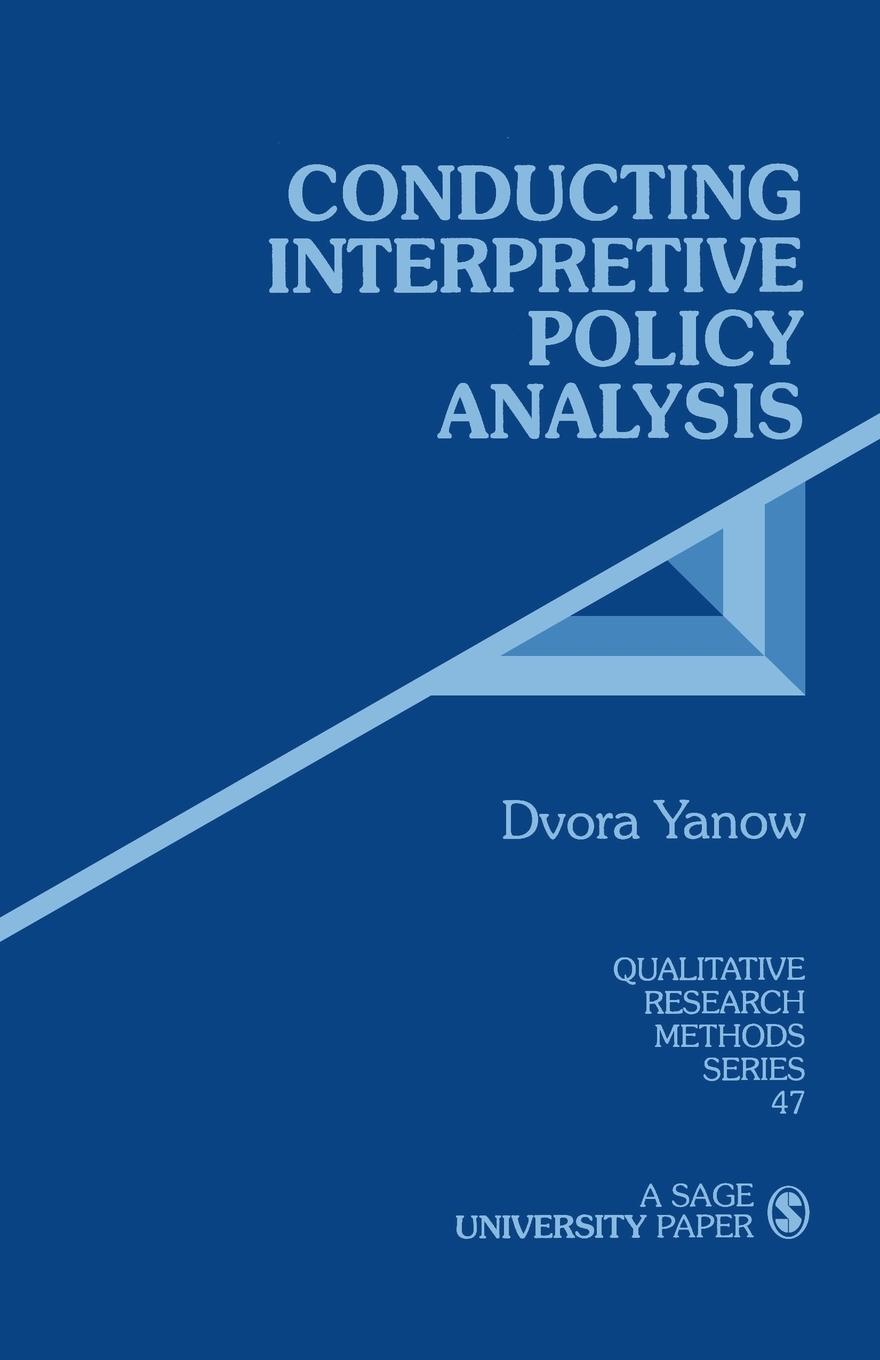 Cover: 9780761908272 | Conducting Interpretive Policy Analysis | Dvora Yanow | Taschenbuch