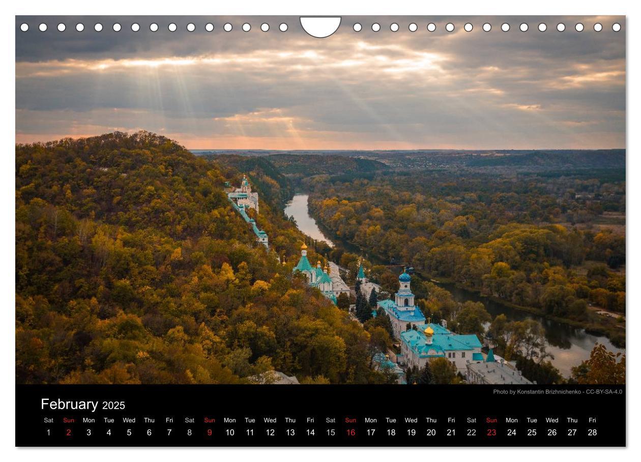 Bild: 9781325961511 | Monuments of Ukraine 2025 (Wall Calendar 2025 DIN A4 landscape),...