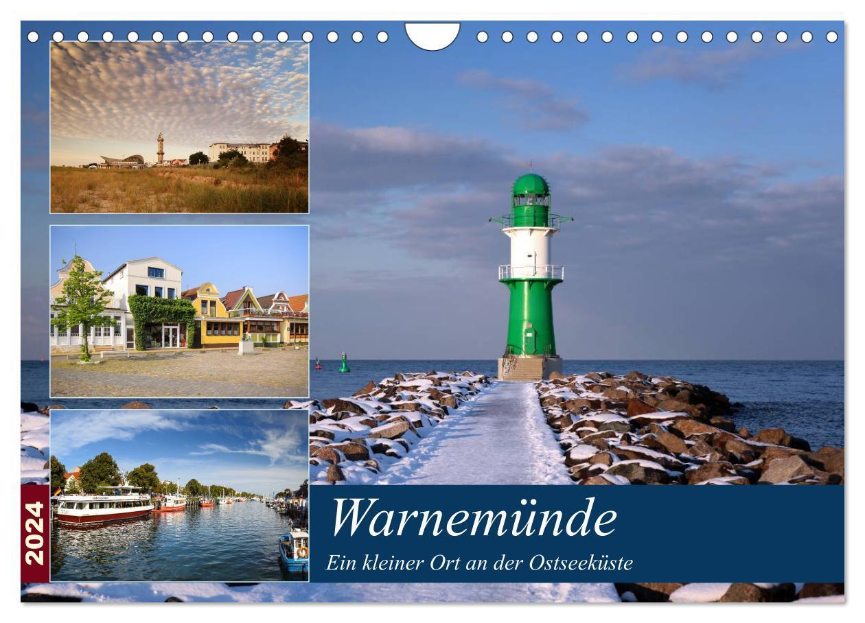 Cover: 9783383454721 | Urlaub in Warnemünde (Wandkalender 2024 DIN A4 quer), CALVENDO...