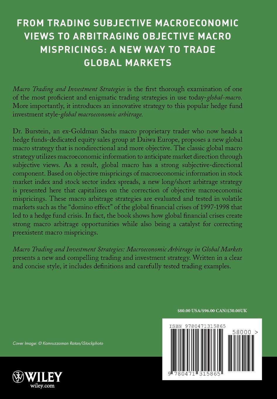 Cover: 9780471315865 | Macro Trading and Investment Strategies | Gabriel Burstein (u. a.)