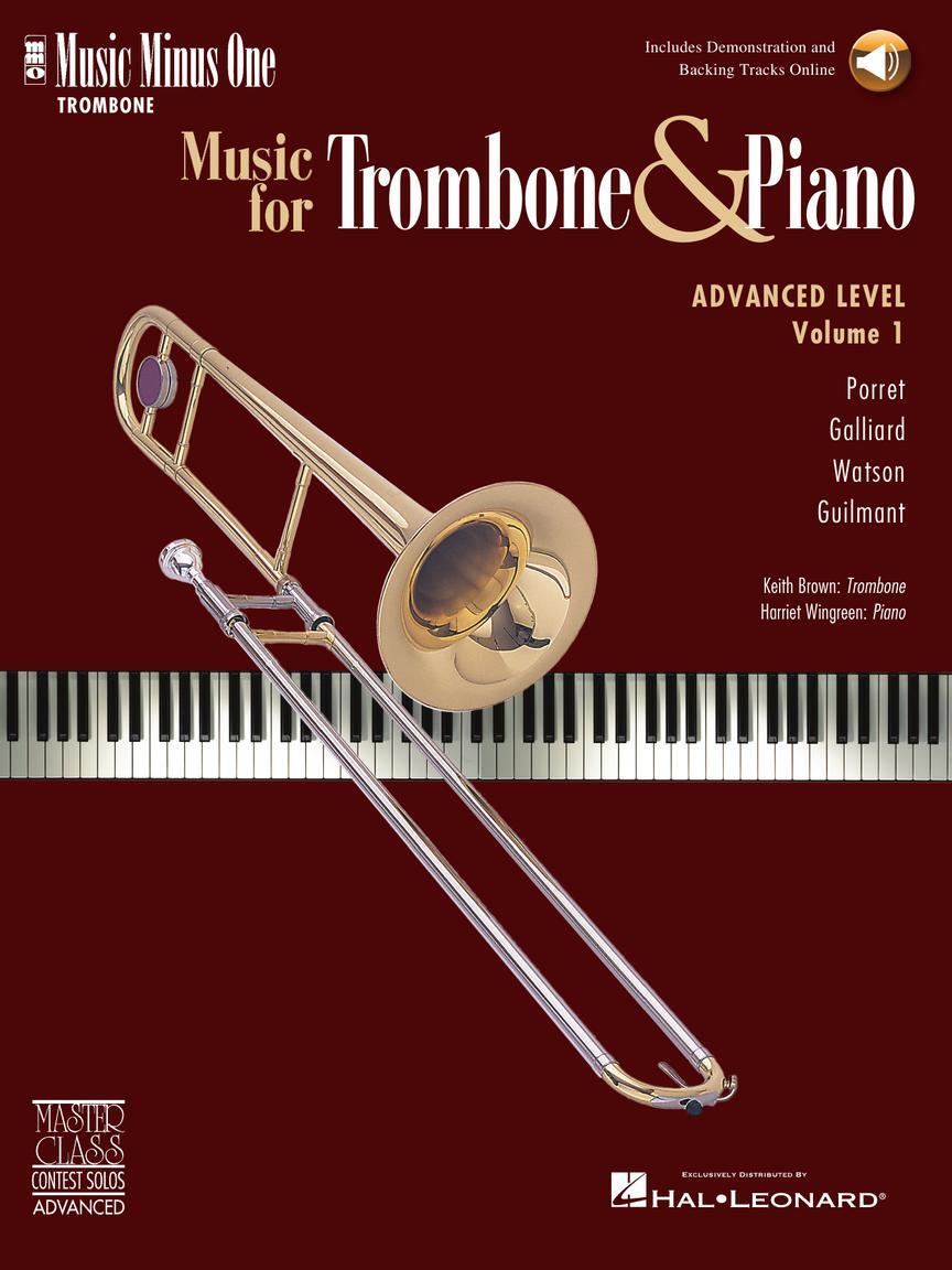 Cover: 884088414771 | Advanced Trombone Solos, Volume 1 | for Trombone | Music Minus One