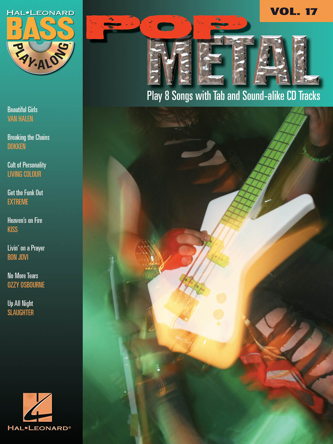 Cover: 884088090296 | Pop Metal | Bass Play-Along Volume 17 | Bass Play-Along | Buch + CD
