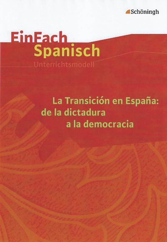 Cover: 9783140482004 | La Transición en España: de la dictadura a la democracia | Brotons