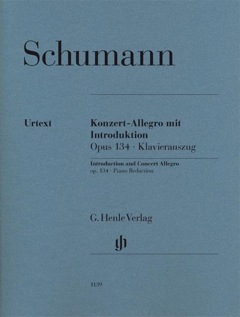 Cover: 9790201811390 | Konzert-Allegro mit Introduktion Opus 134 | Robert Schumann | Buch