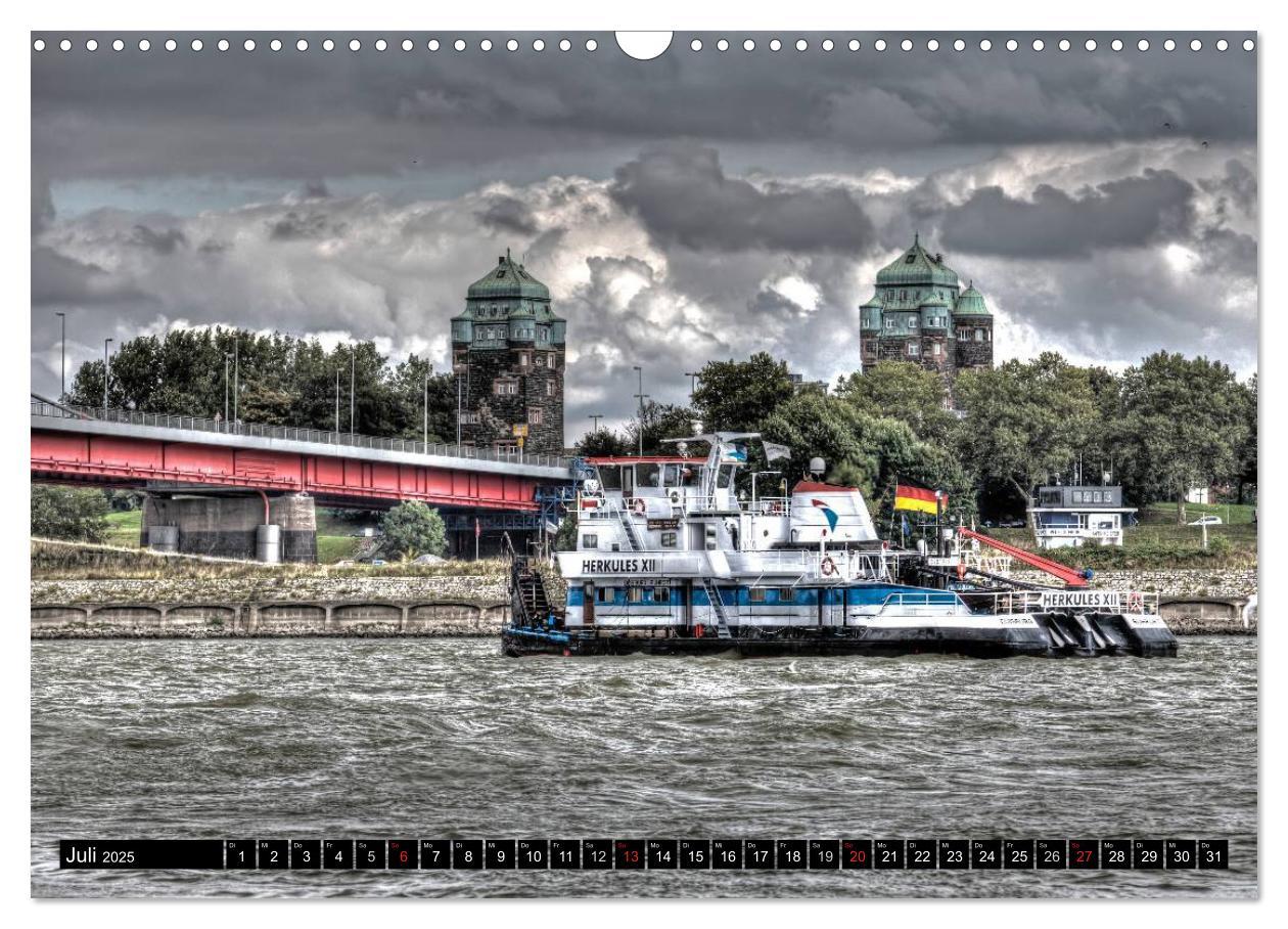 Bild: 9783435519088 | Duisburg am Rhein - R(h)einblicke (Wandkalender 2025 DIN A3 quer),...