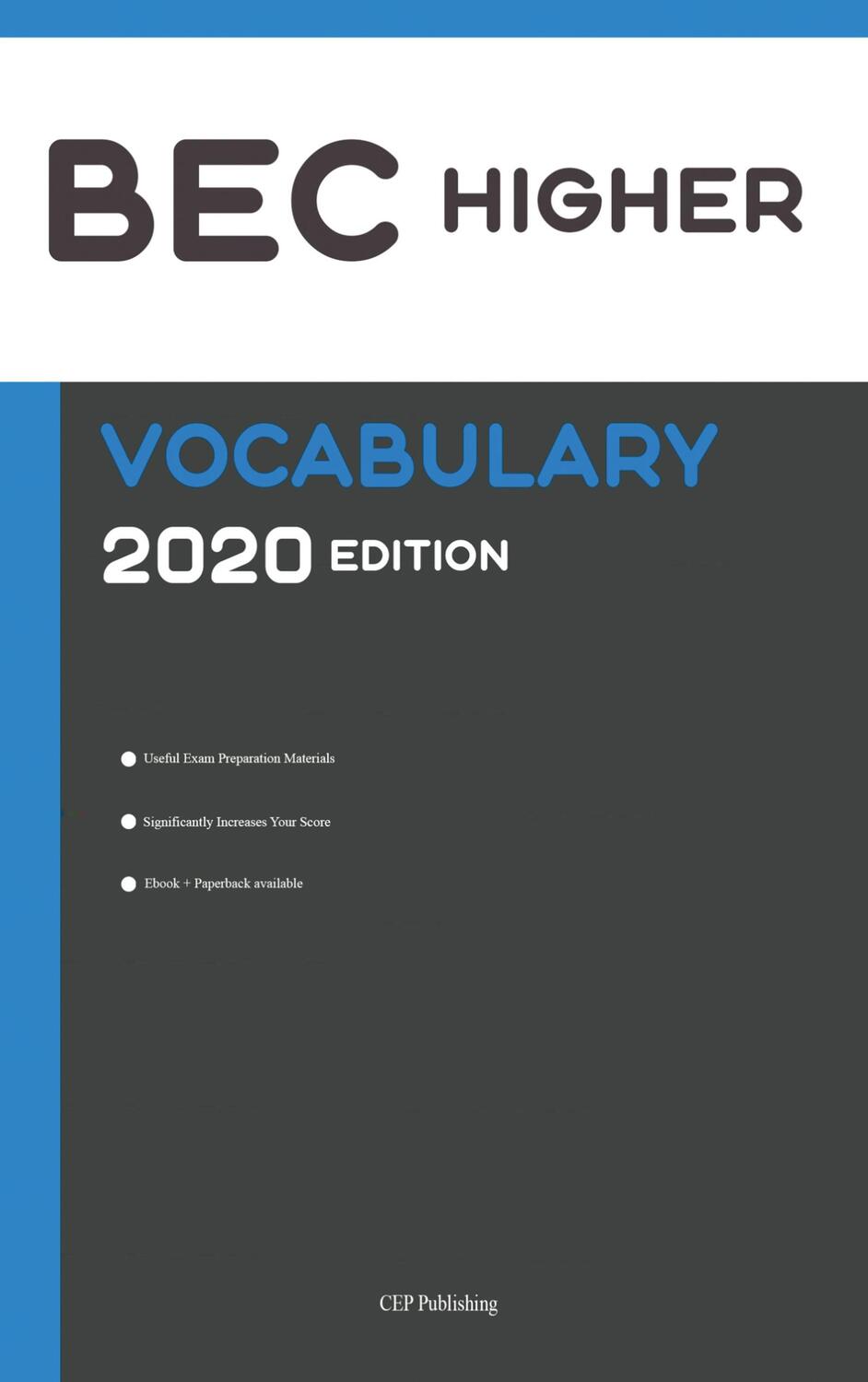 Cover: 9789463983365 | BEC Higher Vocabulary 2020 Edition | Taschenbuch | Englisch