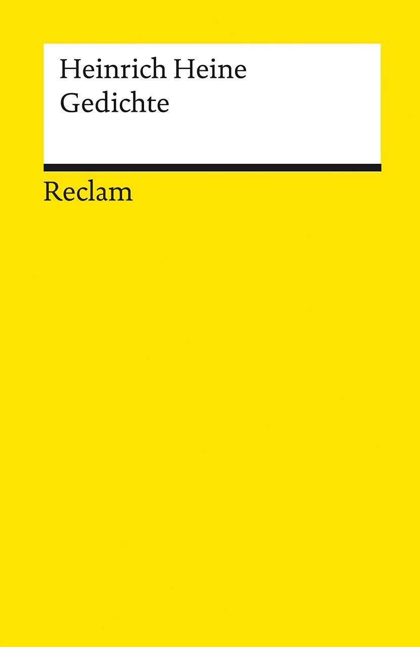 Cover: 9783150143292 | Gedichte | Heinrich Heine | Taschenbuch | Reclam Universal-Bibliothek