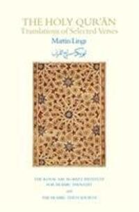 Cover: 9781903682531 | The Holy Qur'an | Translations of Selected Verses | Martin Lings